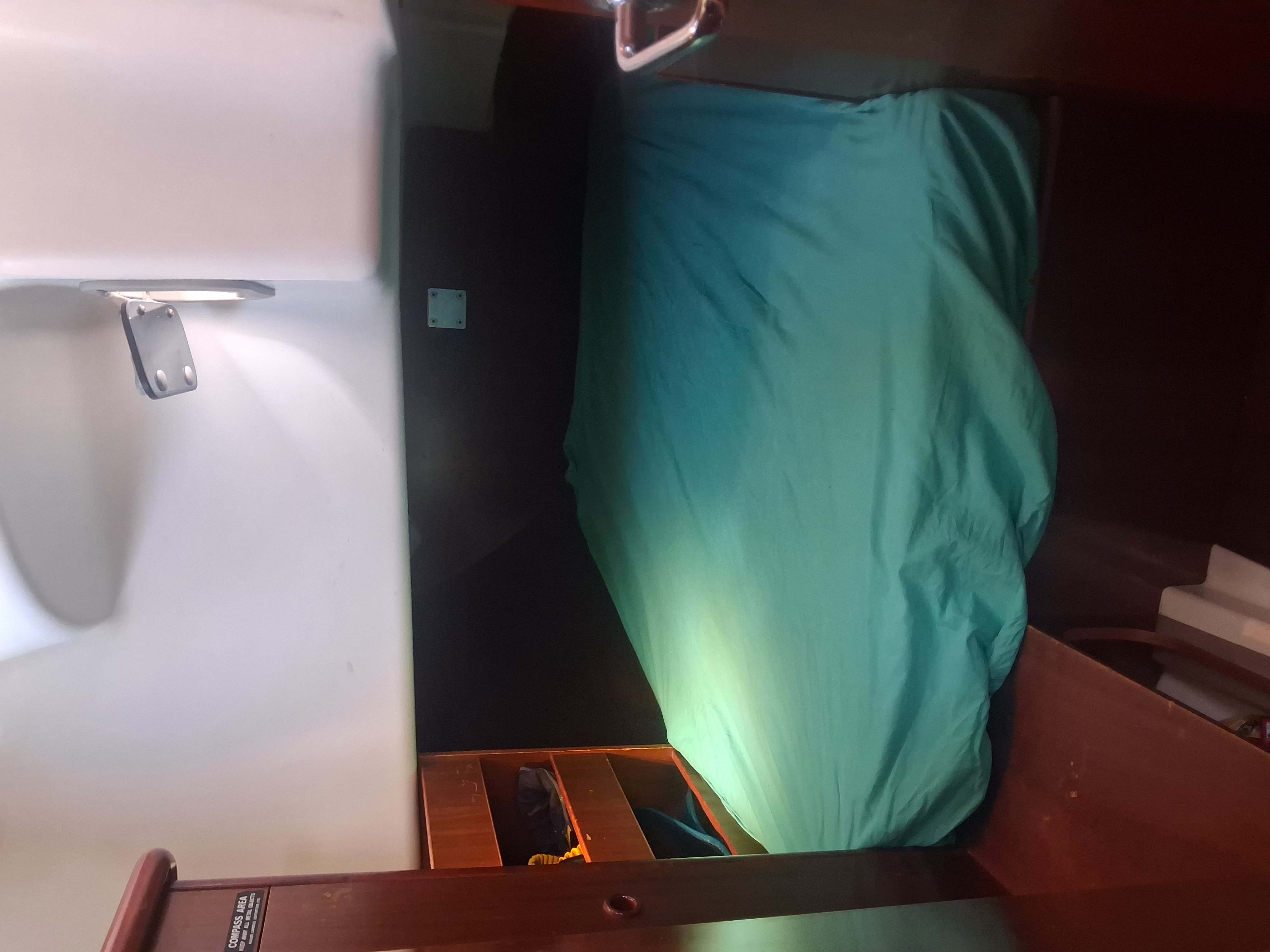 Cabine arrière tribord, chambre du capitaine